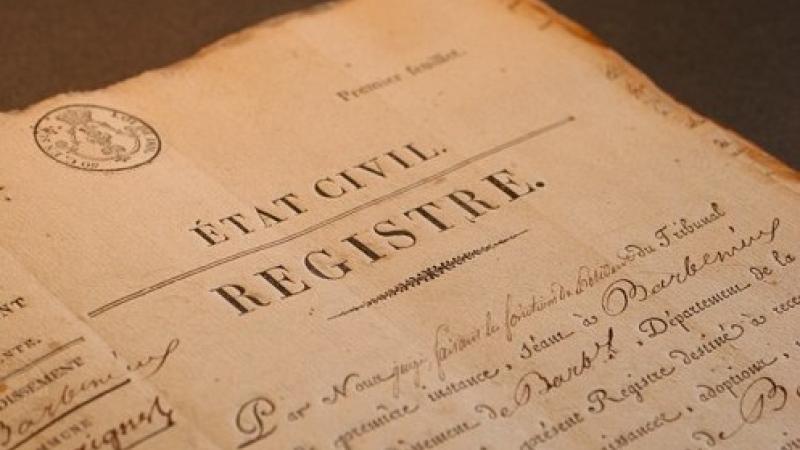 Demande d'actes d'état civil